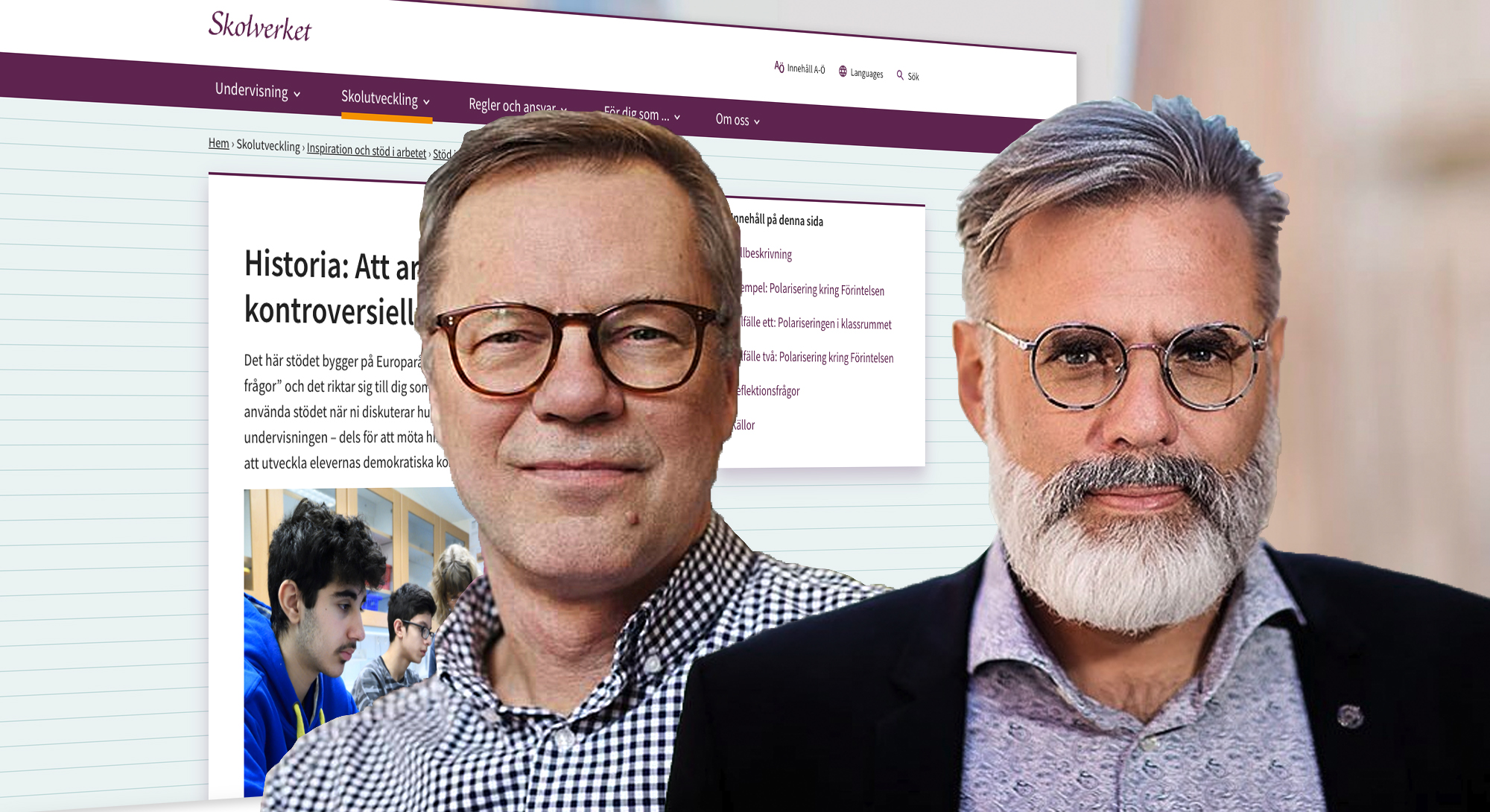 Skolverkets övning Om Förintelsen Sågas: ”Kan Förvärra Situationen ...